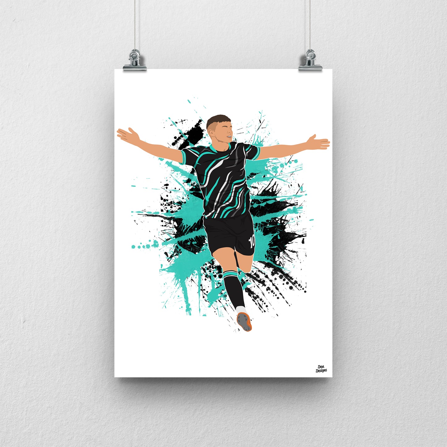 Regan Linney Carlisle United Print – Cup Comeback Official Artwork