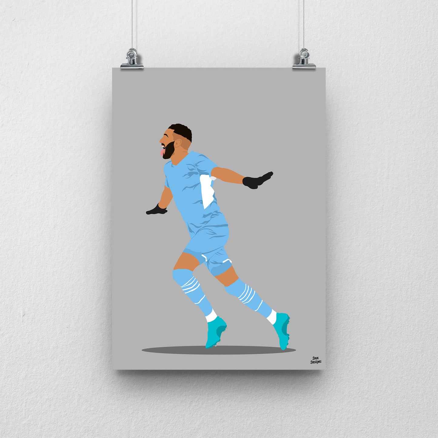 Riyad Mahrez Print
