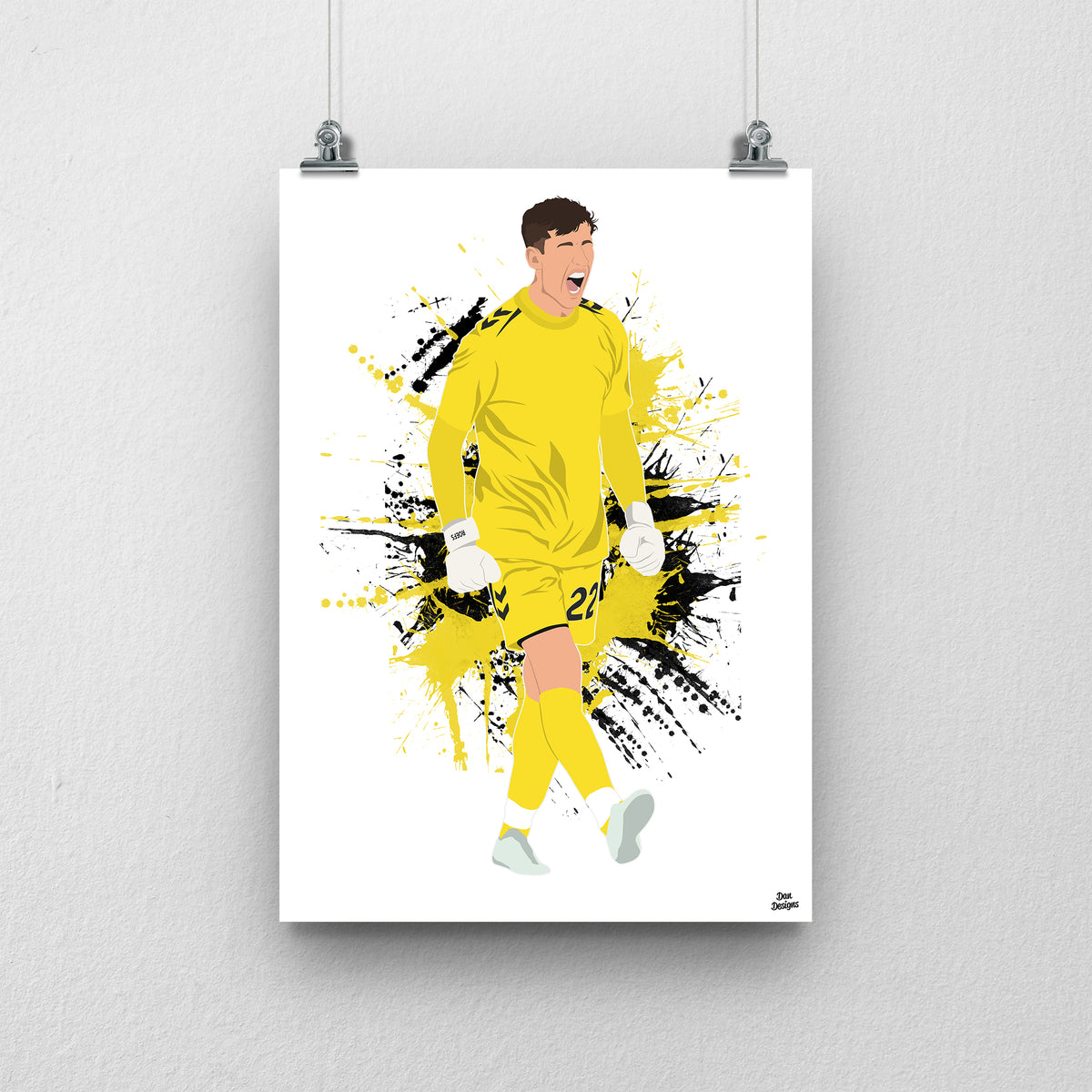 Robin Roefs Sunderland Print – Football Artwork