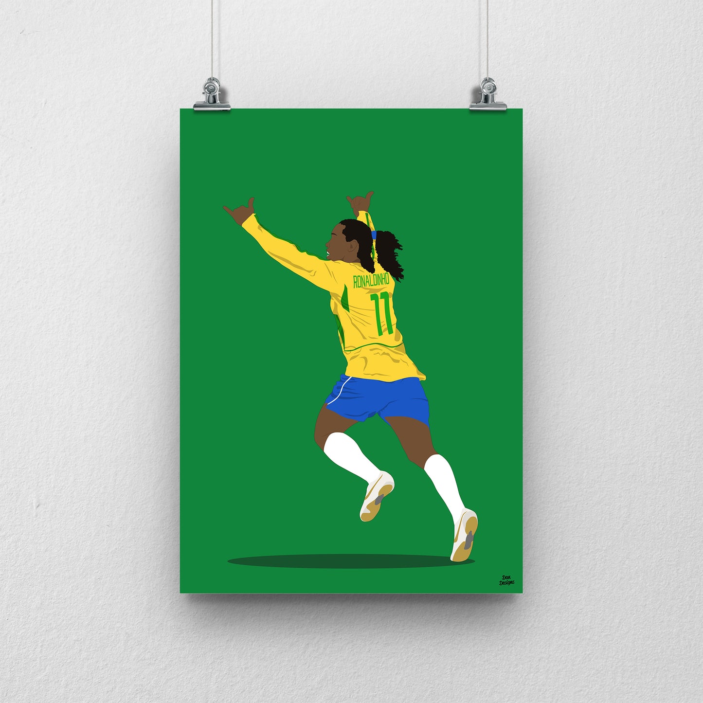 Ronaldinho Print – Brazil World Cup Collection