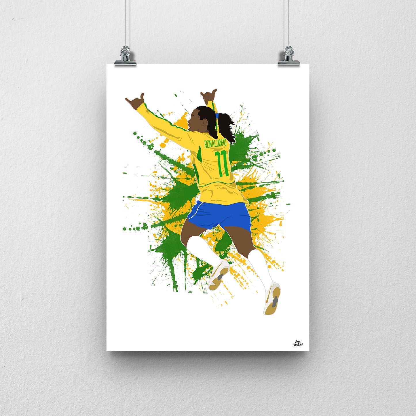 Ronaldinho Print – Brazil World Cup Collection