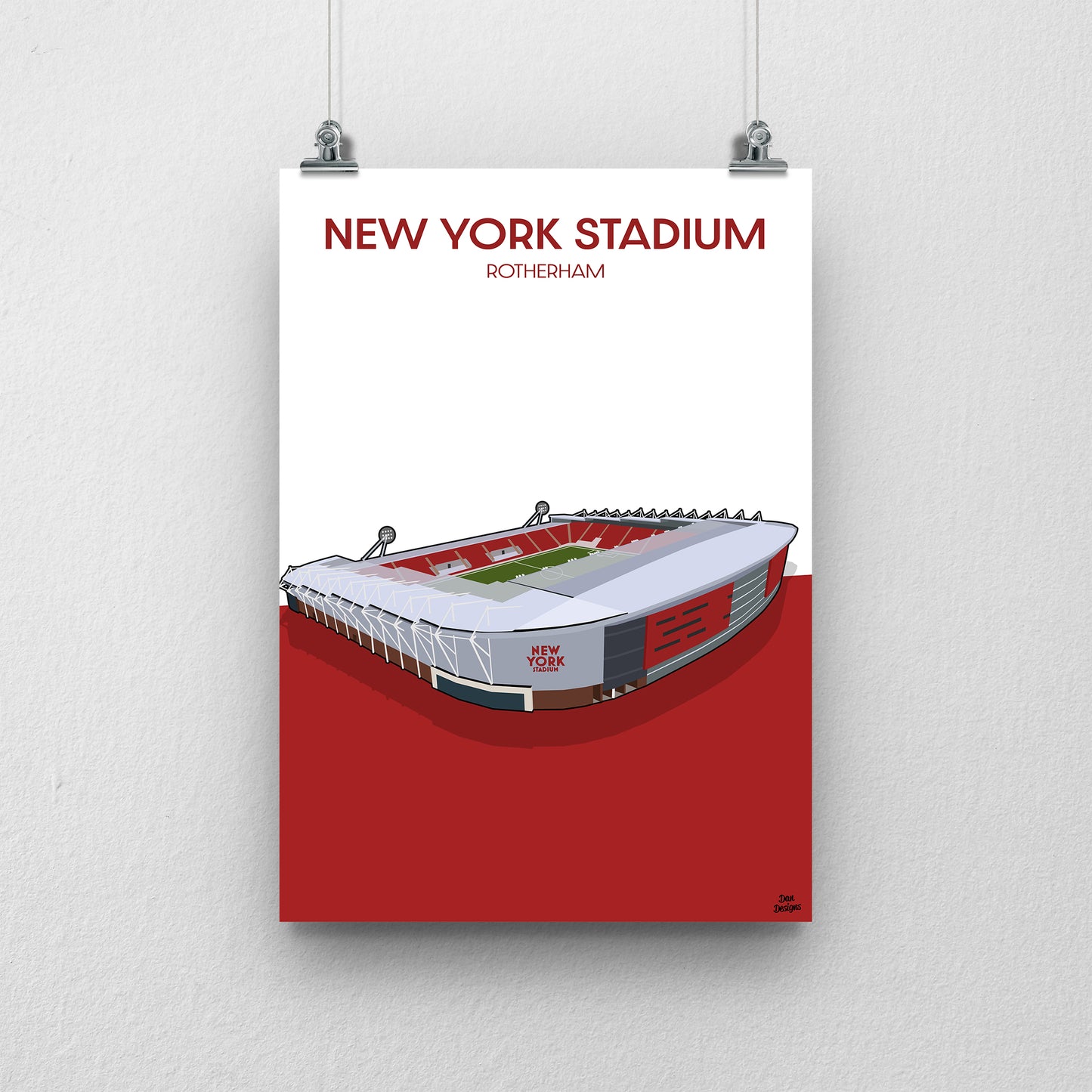 Rotherham Utd New York Stadium Print