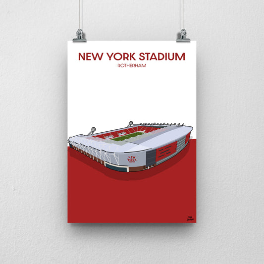 Rotherham Utd New York Stadium Print