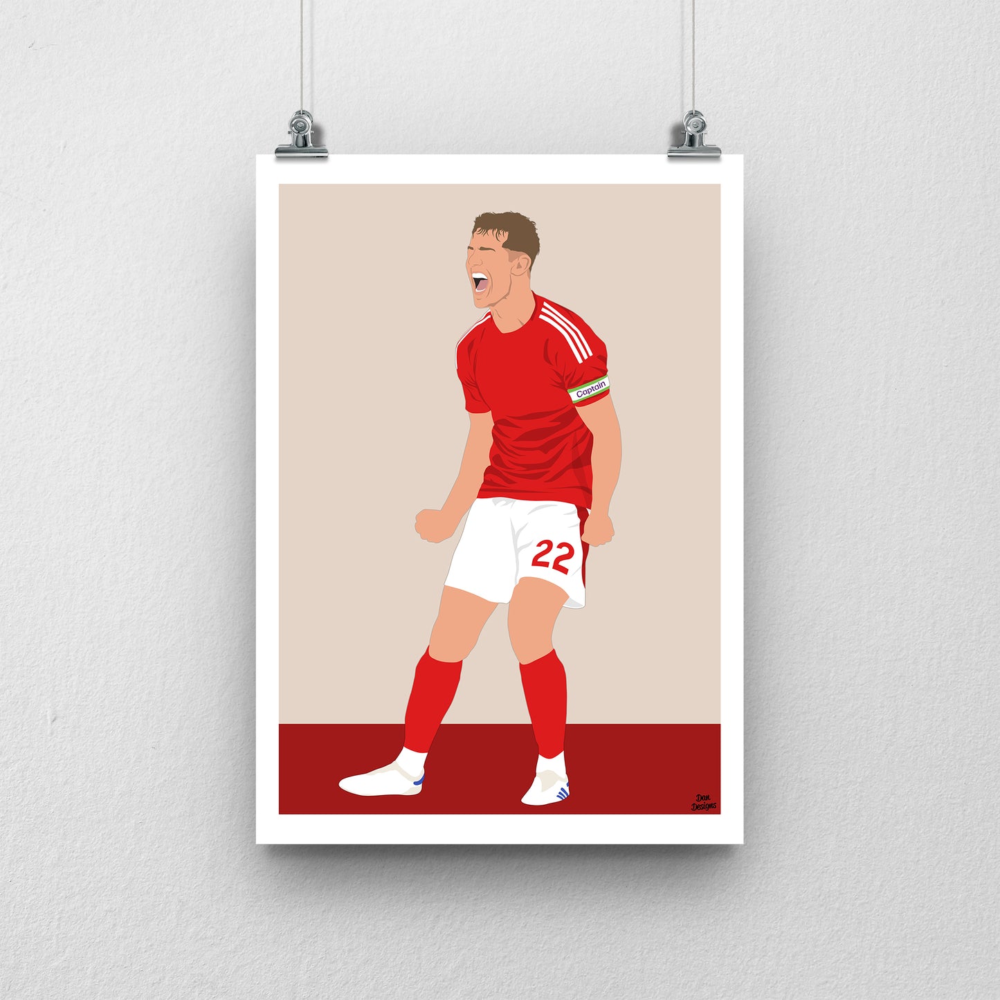 Ryan Yates Nottingham Forest Print – Football Artwork
