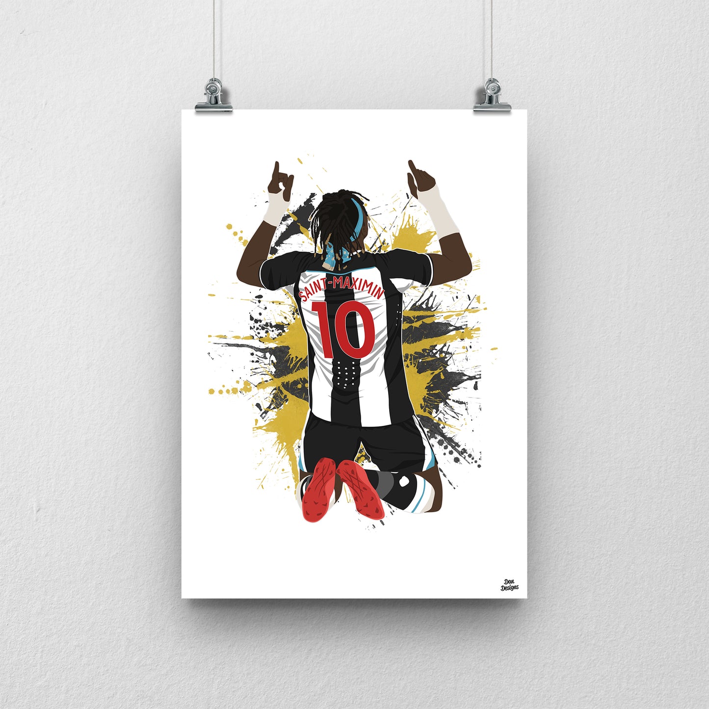 Allan Saint-Maximin Print – Newcastle United Football Artwork