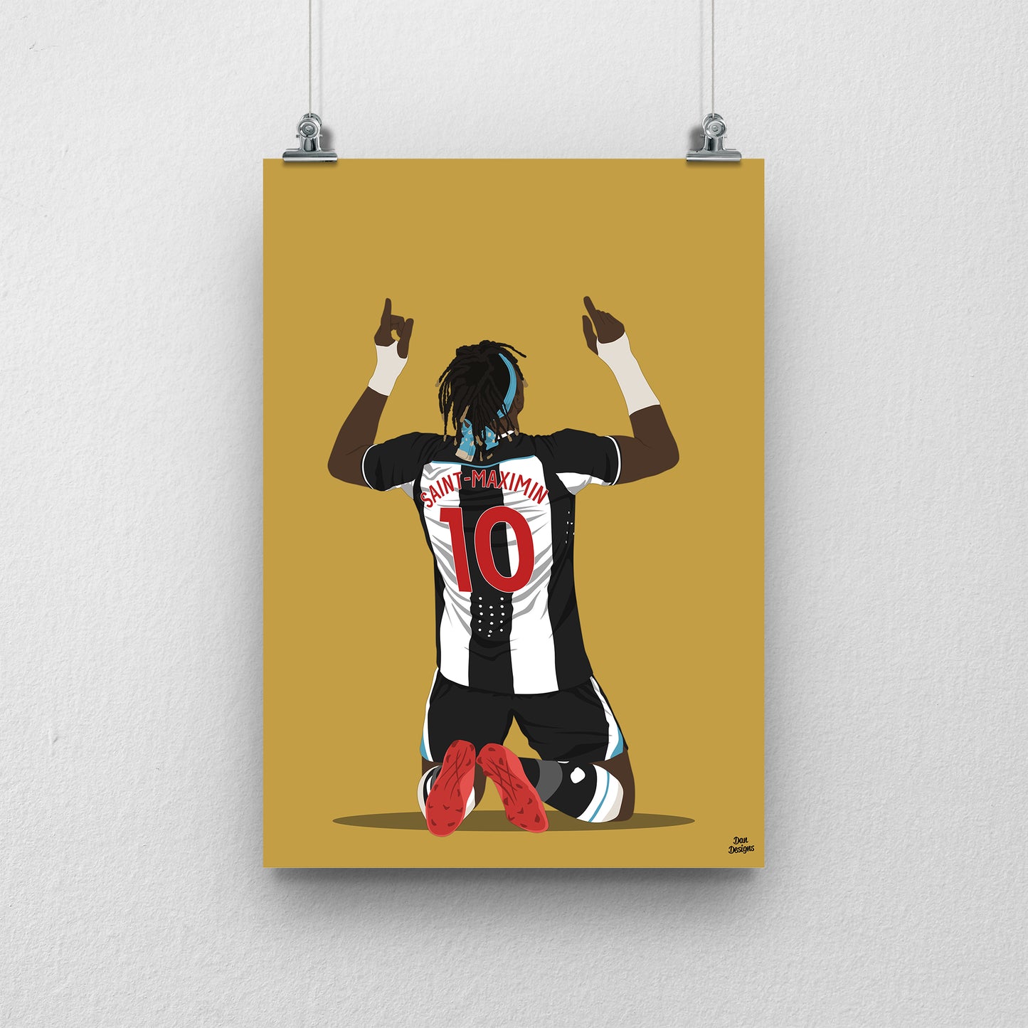 Allan Saint-Maximin Print – Newcastle United Football Artwork