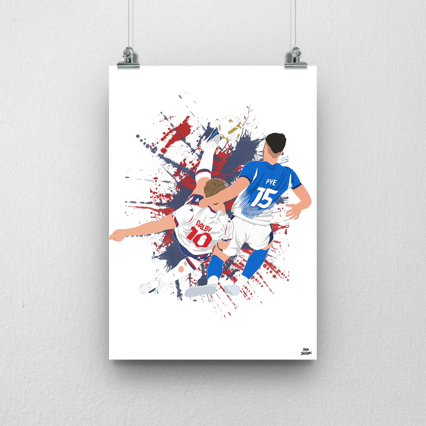 Sam Dalby Print – Bolton Wanderers Promotion Goal Artwork