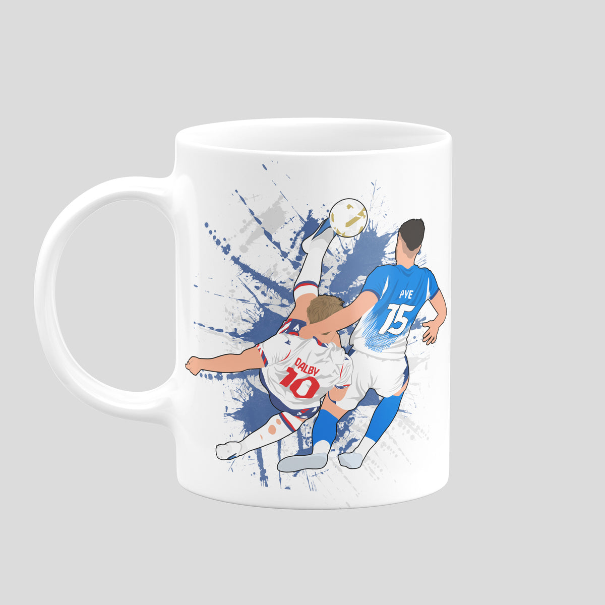 Sam Dalby Bolton Wanderers mug – original football artwork