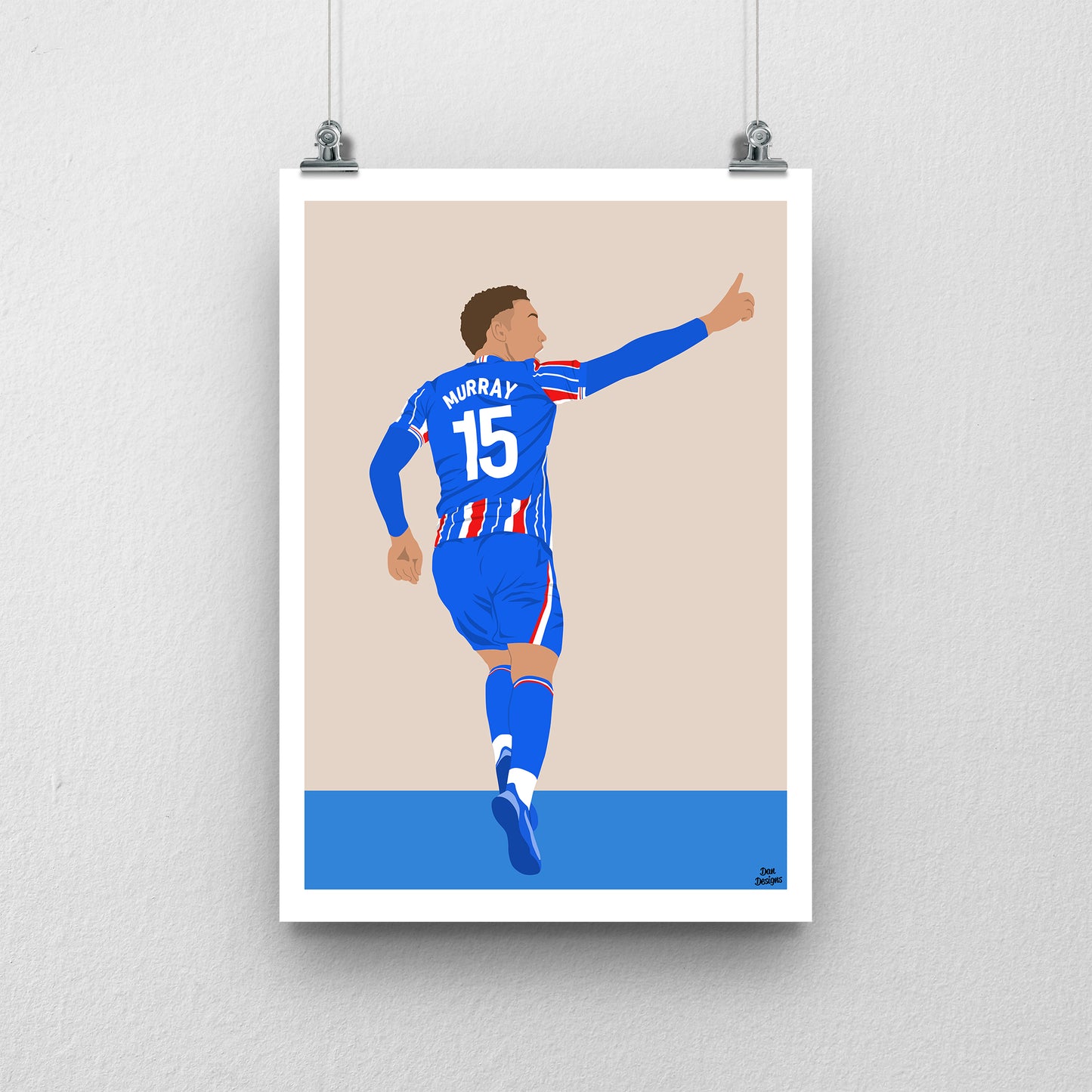 Sam Murray Carlisle United Print – Official Artwork