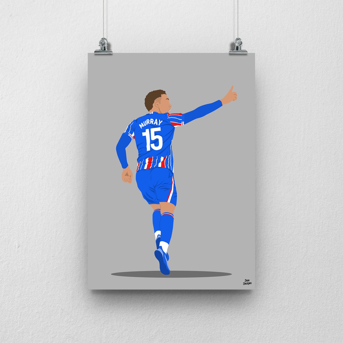 Sam Murray Carlisle United Print – Official Artwork