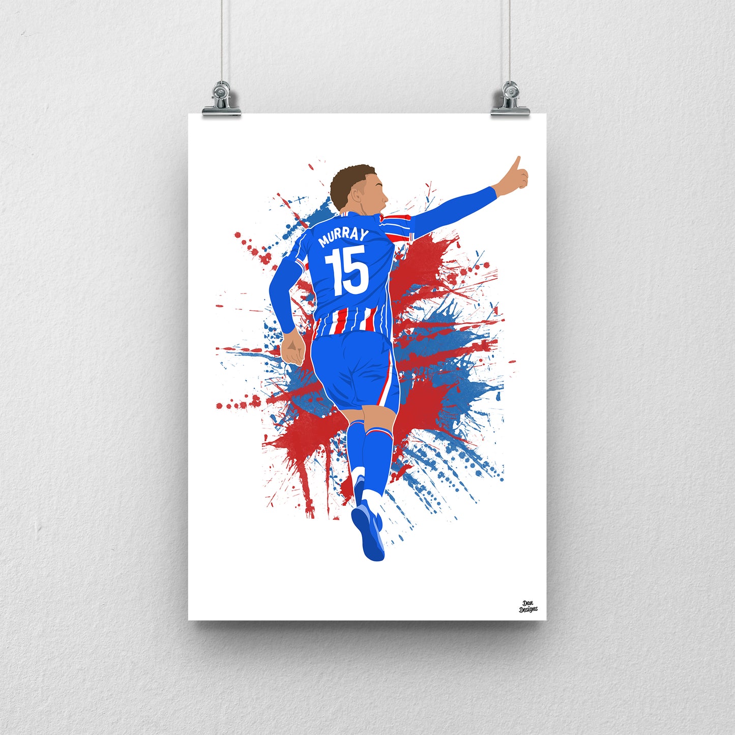 Sam Murray Carlisle United Print – Official Artwork