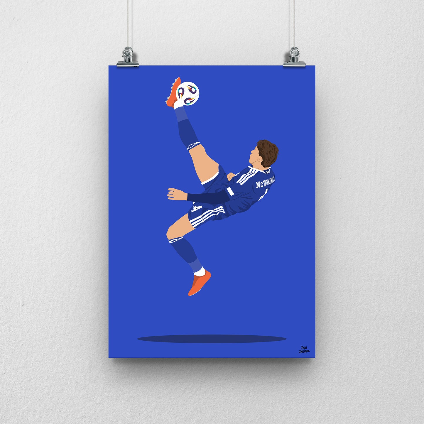 Scott McTominay Scotland Print – Overhead Kick Goal Artwork