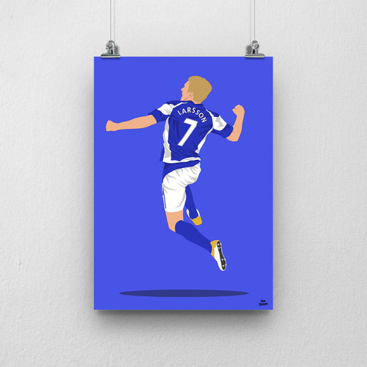 Seb Larsson Print – Birmingham City Artwork