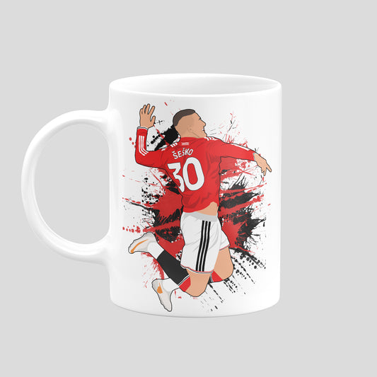Benjamin Sesko Mug - Manchester United Football Mug