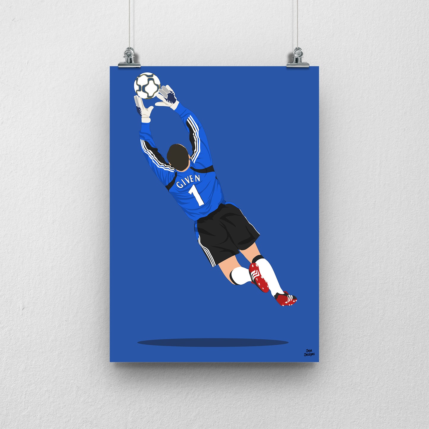 Shay Given Print – Newcastle United Football Artwork