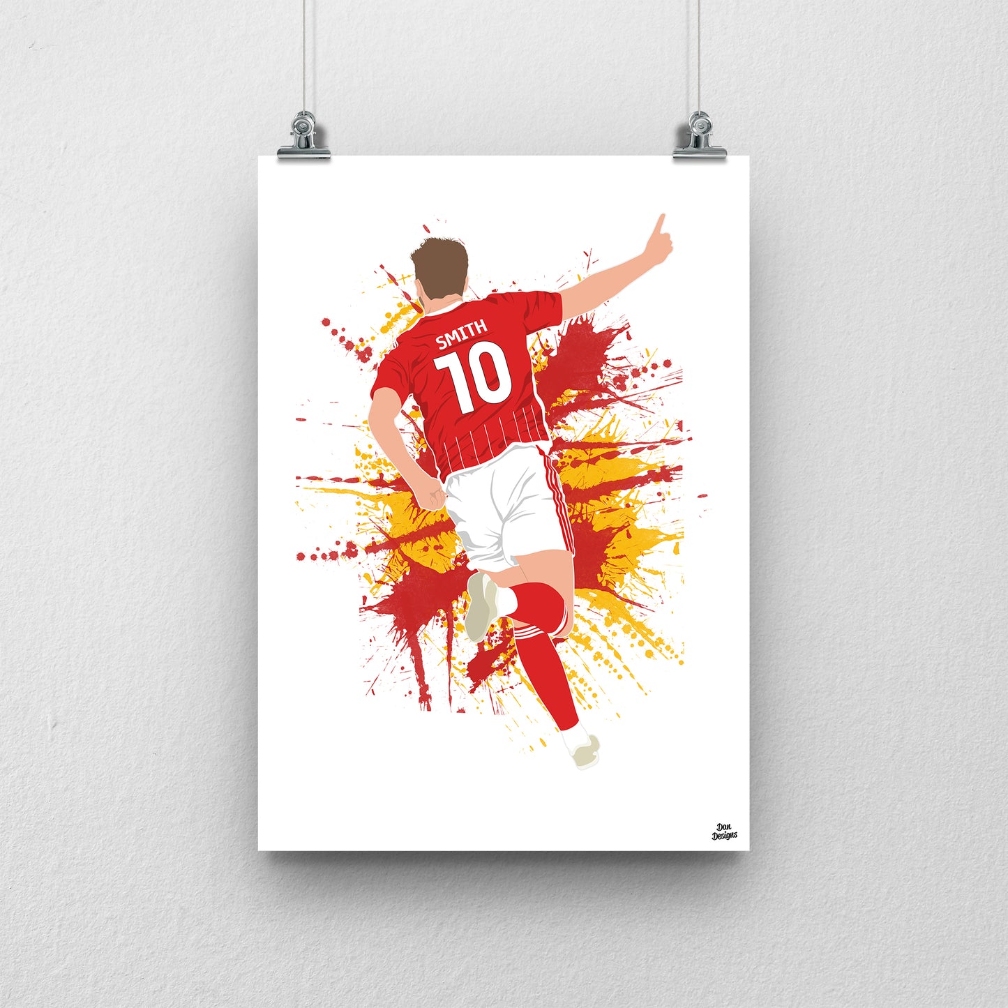 Harry Smith Swindon Town Print – Football Artwork