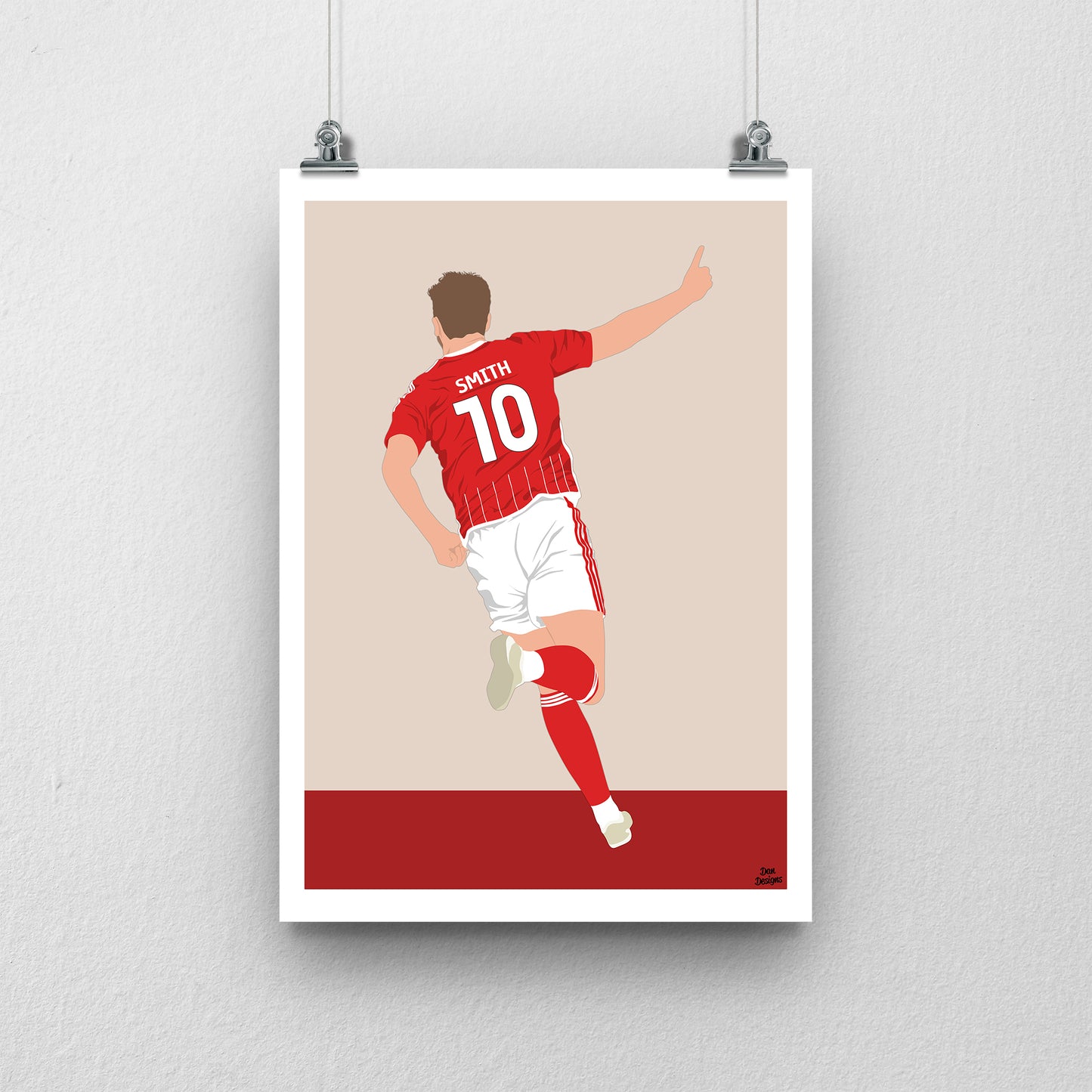 Harry Smith Swindon Town Print – Football Artwork