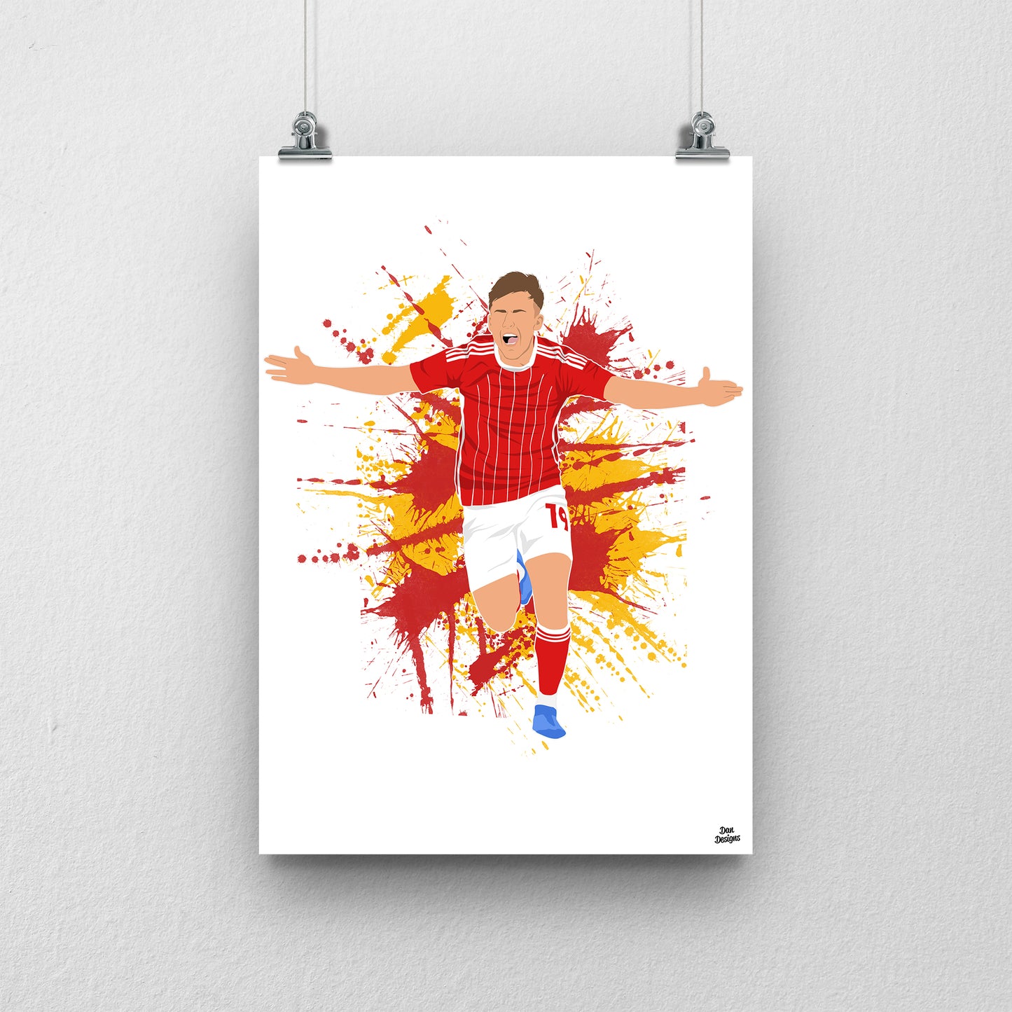 Joe Snowdon Print – Swindon Town Football Artwork