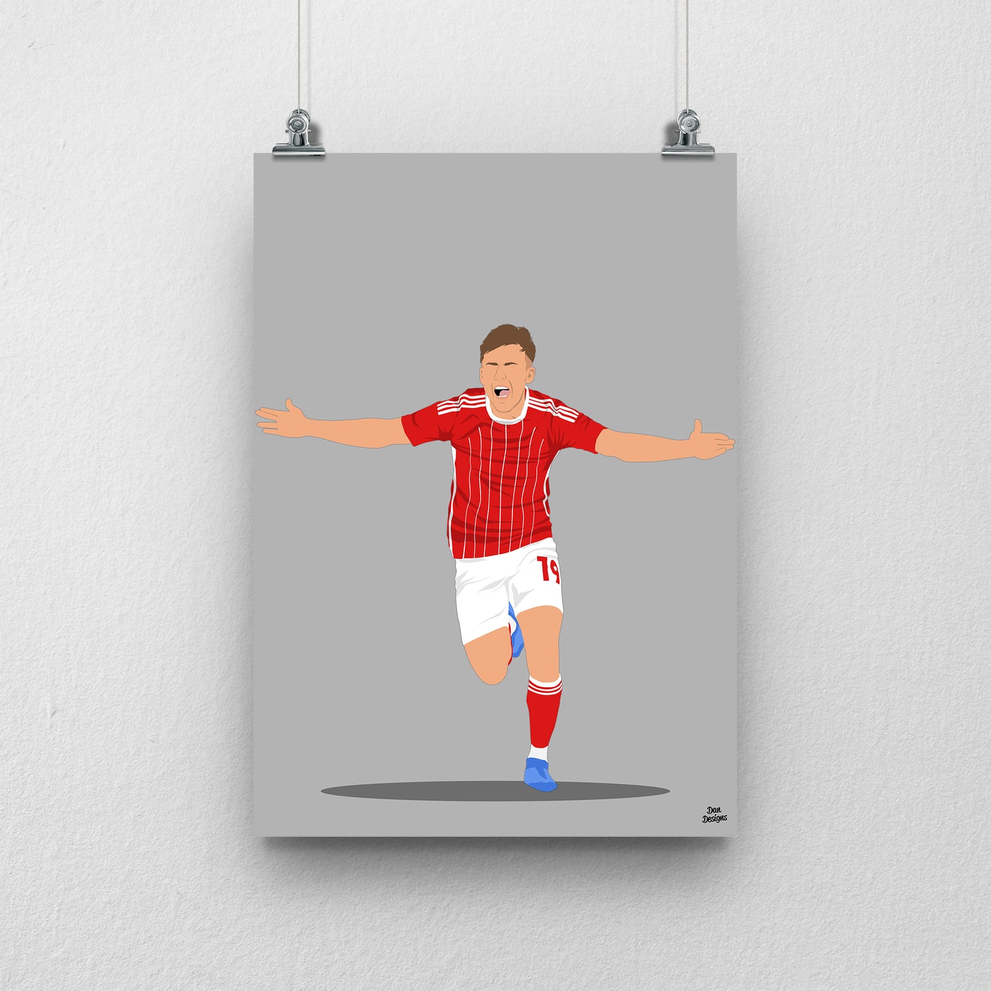 Joe Snowdon Print – Swindon Town Football Artwork