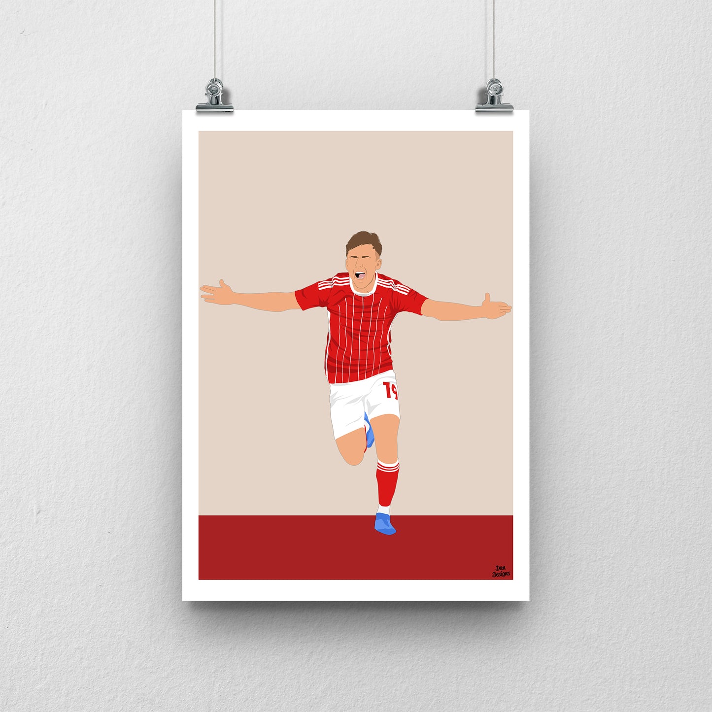 Joe Snowdon Print – Swindon Town Football Artwork