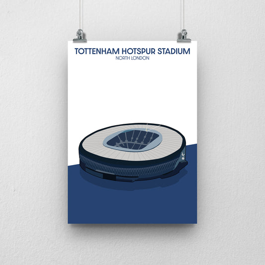Tottenham Hotspur Stadium Print – Football Ground Artwork