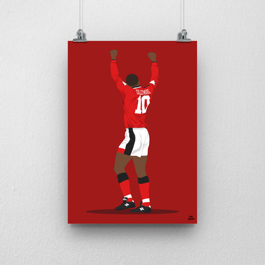 Stan Collymore Nottingham Forest Print – Football Artwork