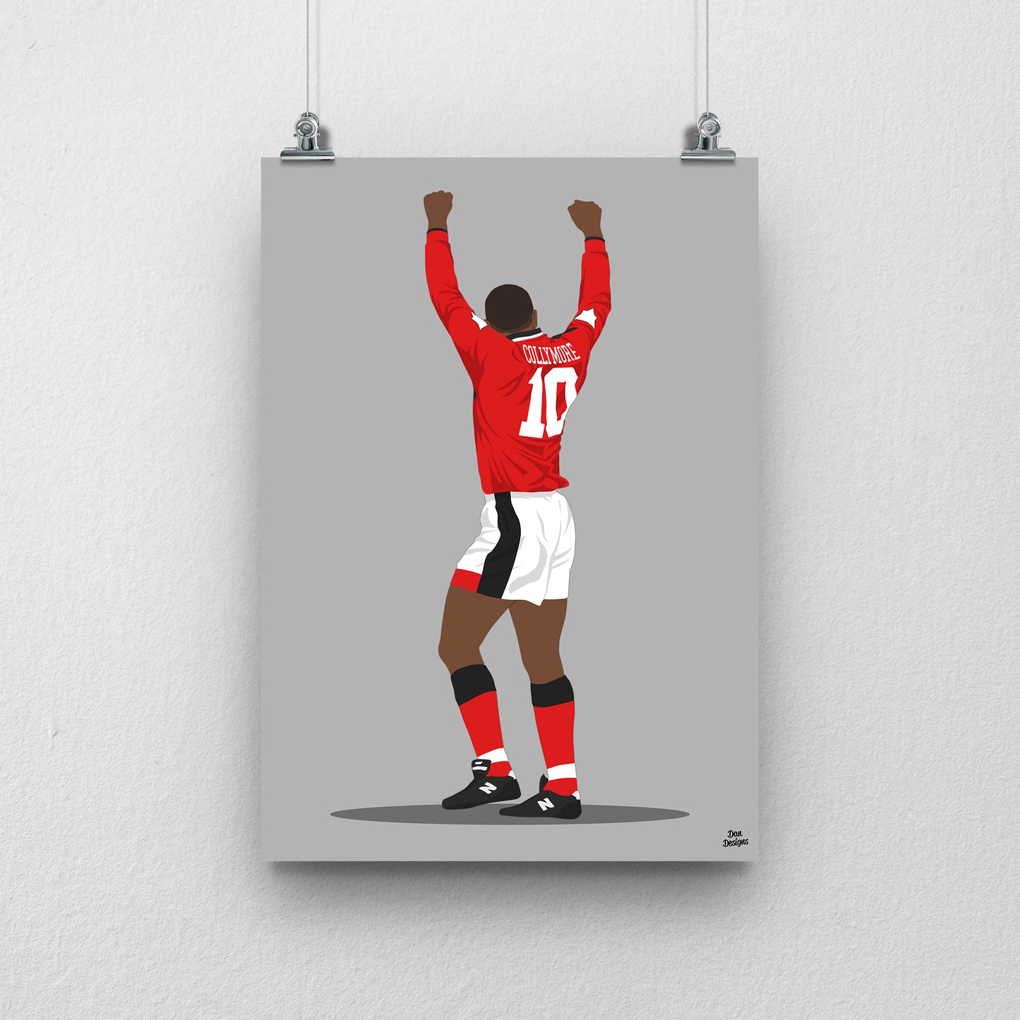 Stan Collymore Nottingham Forest Print – Football Artwork