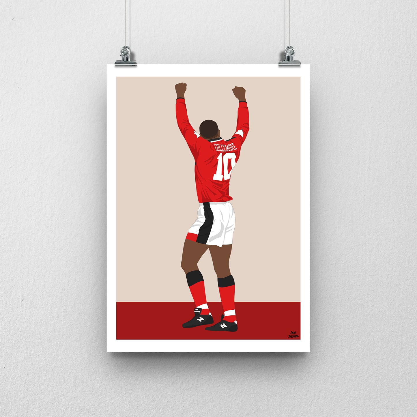 Stan Collymore Nottingham Forest Print – Football Artwork