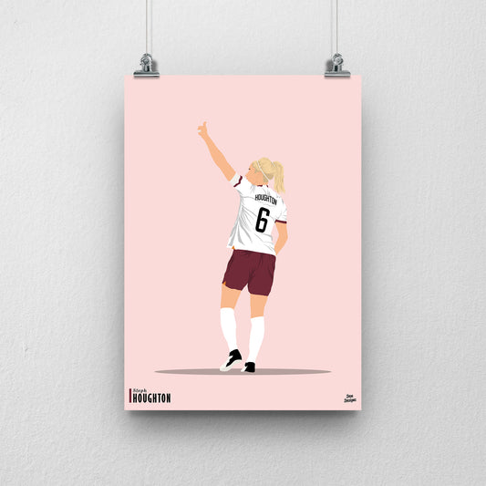 Steph Houghton Man City Print