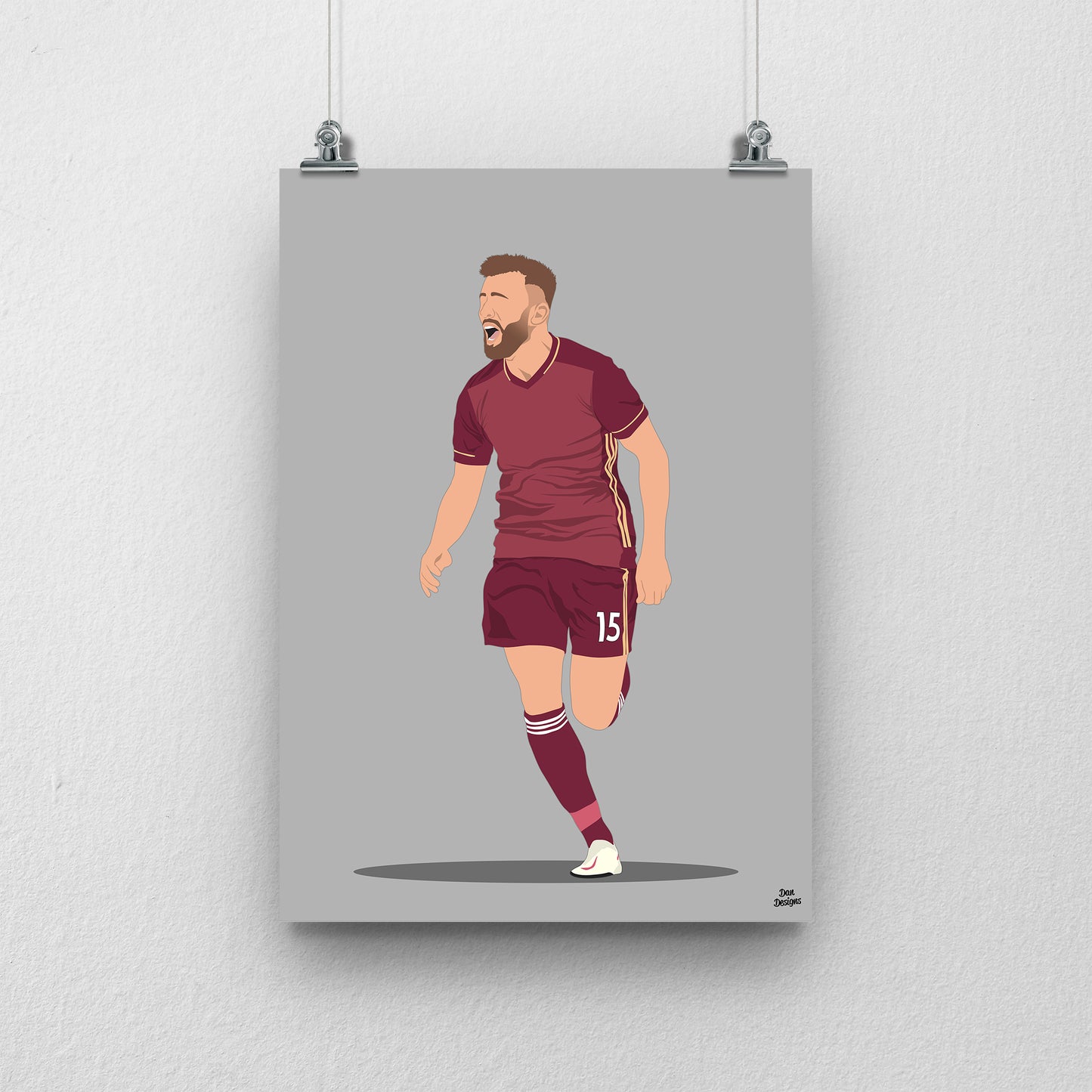 Stuart Dallas Print – Leeds United Poster