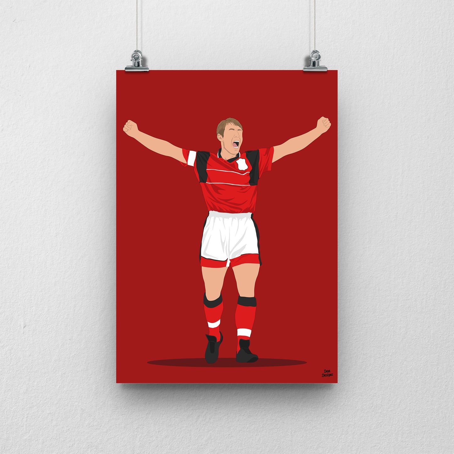 Stuart Pearce Nottingham Forest Print – Football Artwork