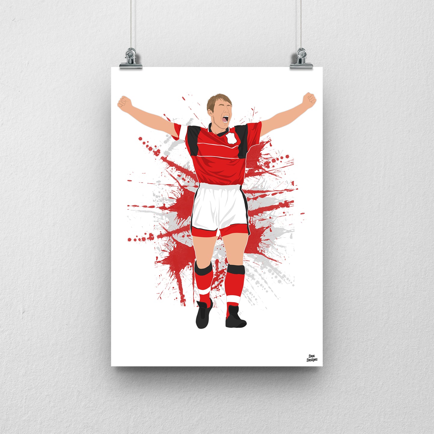 Stuart Pearce Nottingham Forest Print – Football Artwork