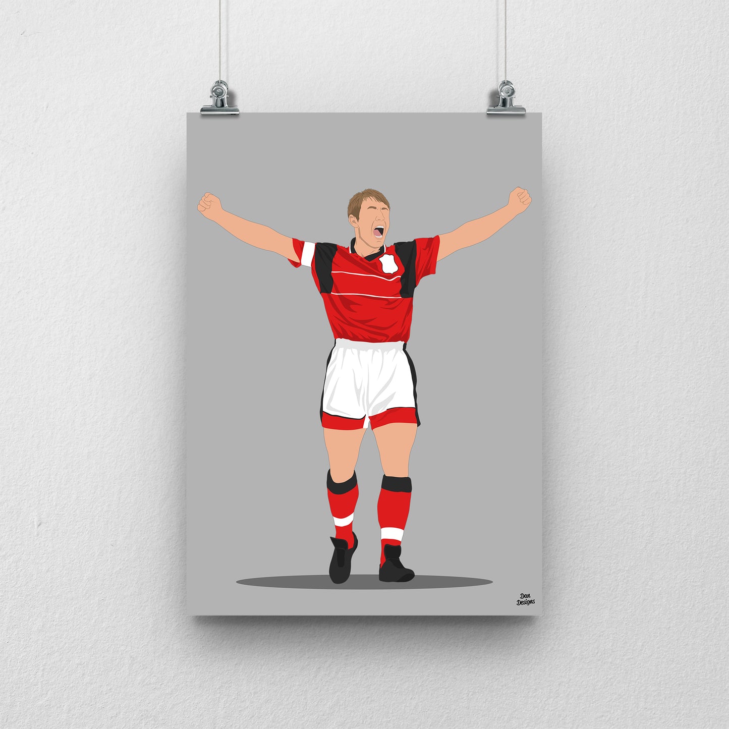 Stuart Pearce Nottingham Forest Print – Football Artwork