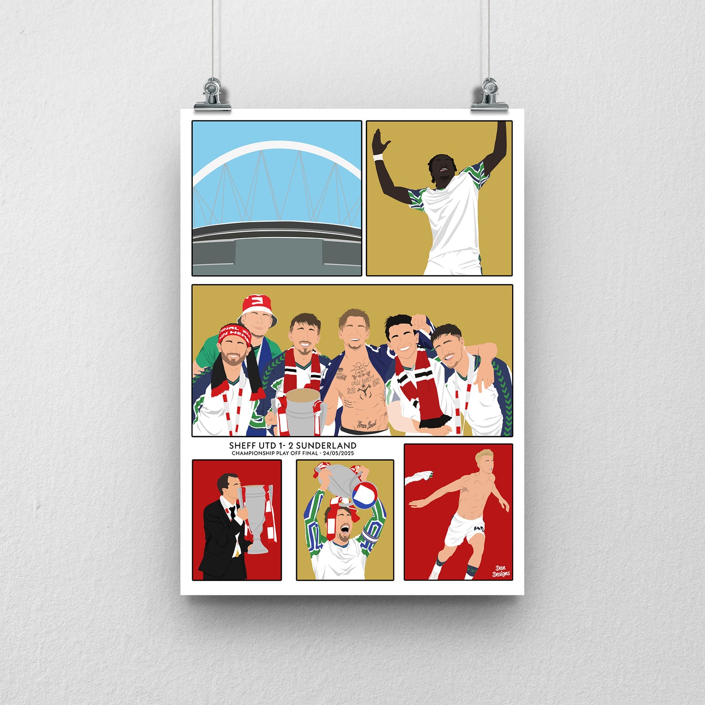 Sunderland AFC Poster - Play Off Final Print