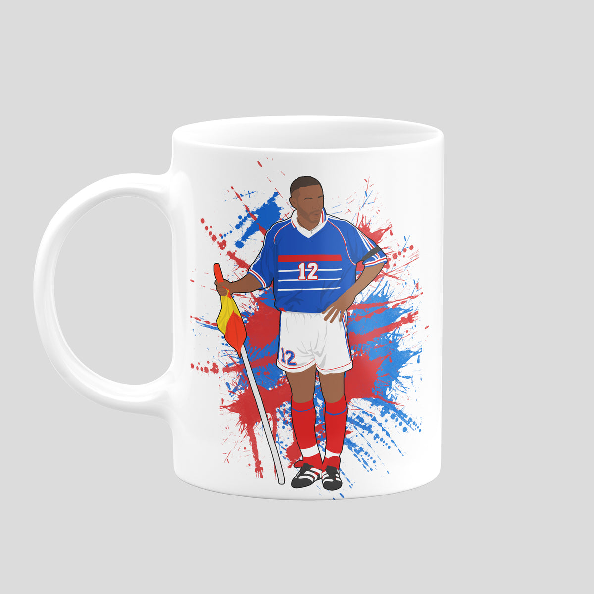 Thierry Henry France mug – original football artwork