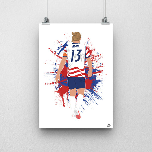 Tim Ream Print – USA World Cup 2026 Captain Artwork
