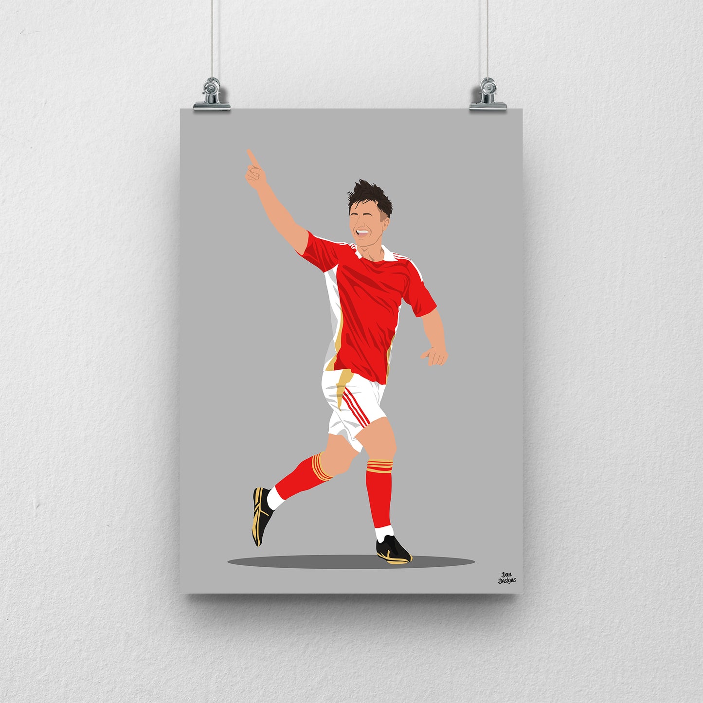 Tom Nichols Swindon Town Print – Official Football Artwork