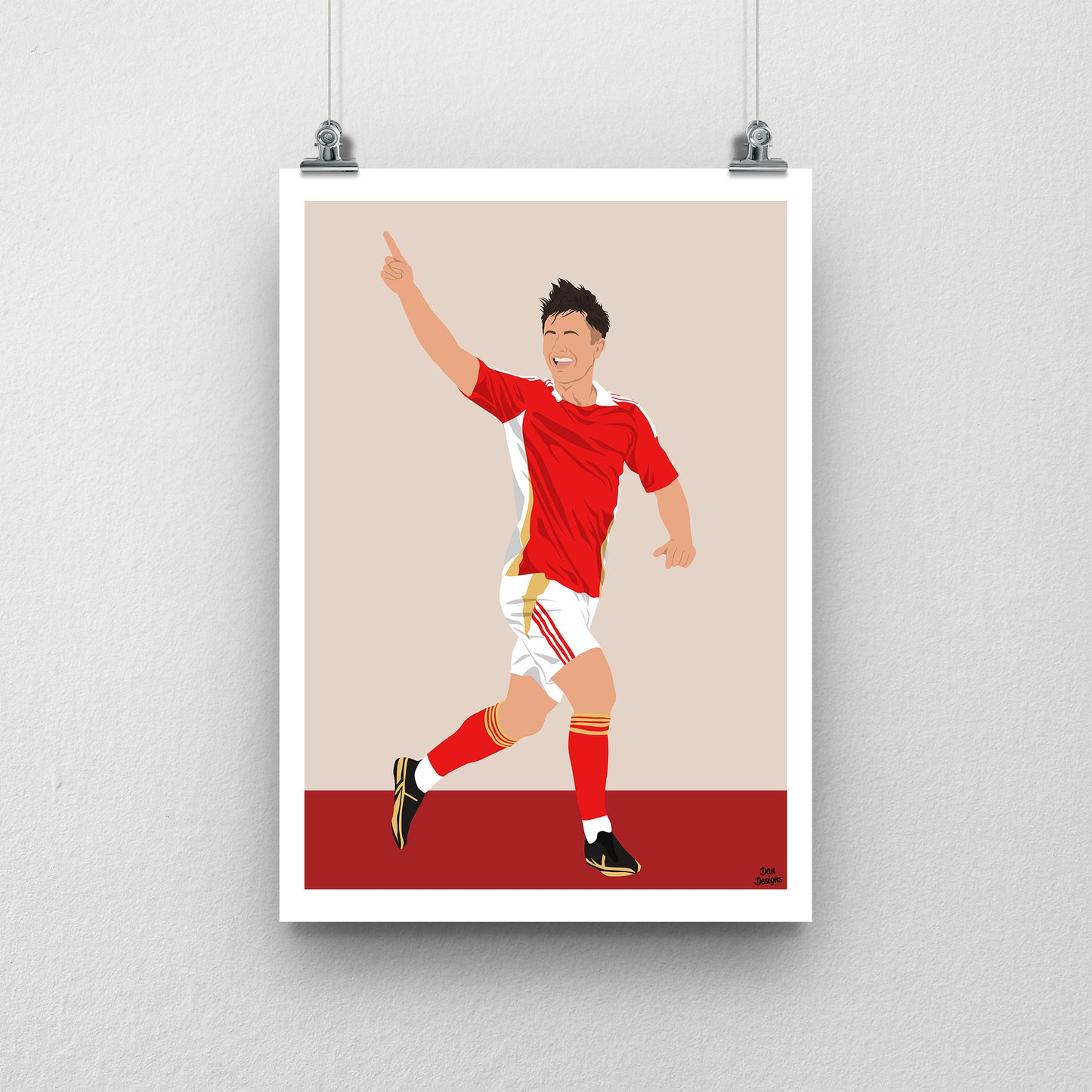 Tom Nichols Swindon Town Print – Official Football Artwork