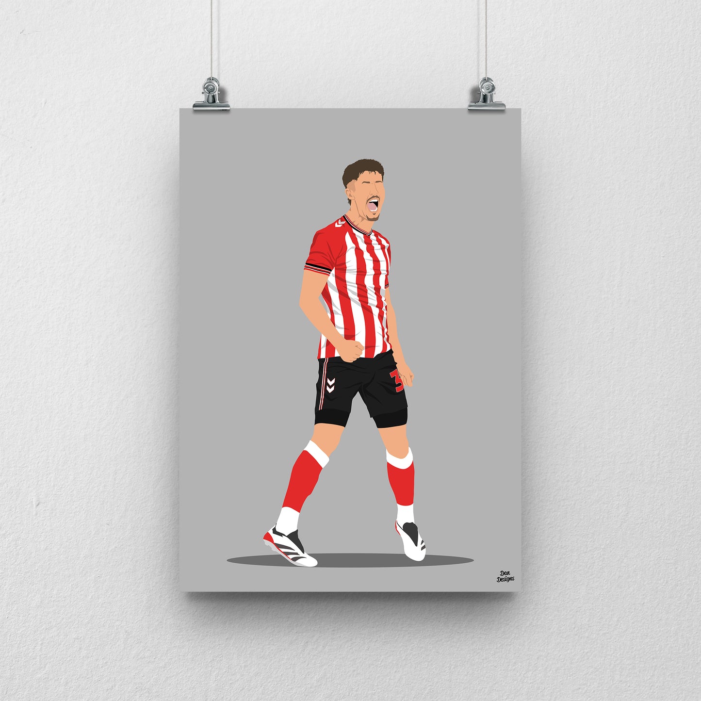 Trai Hume Sunderland Print – Football Artwork