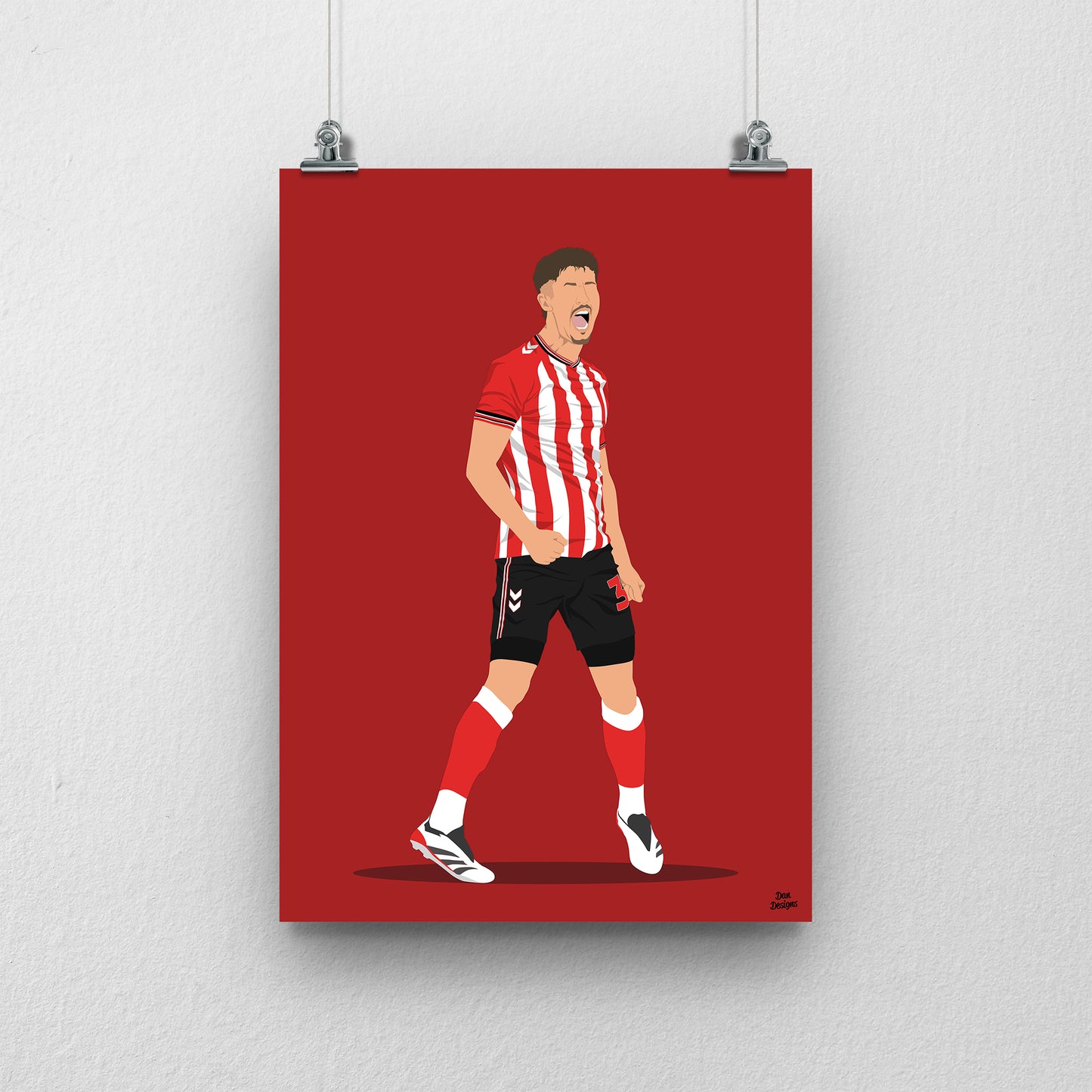 Trai Hume Sunderland Print – Football Artwork