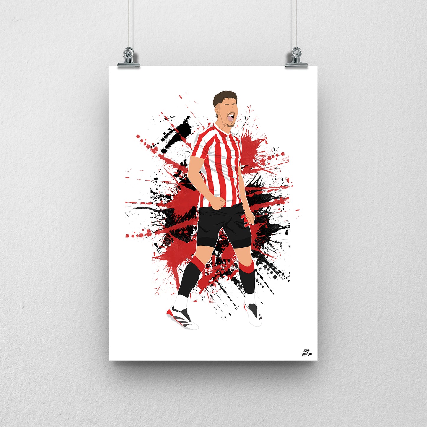 Trai Hume Sunderland Print – Football Artwork
