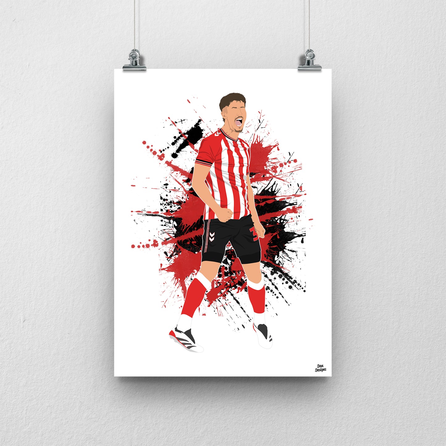 Trai Hume Sunderland Print – Football Artwork