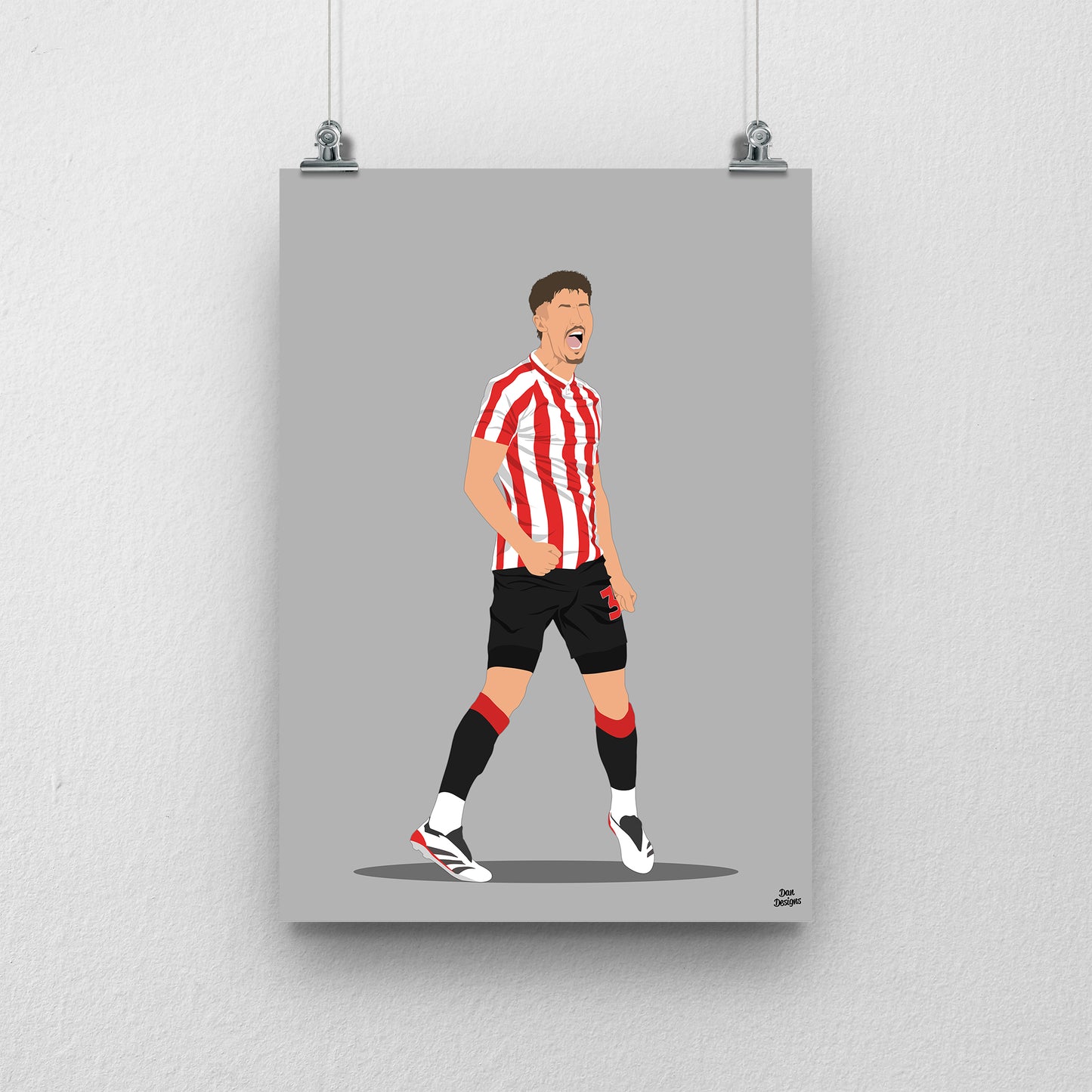 Trai Hume Sunderland Print – Football Artwork
