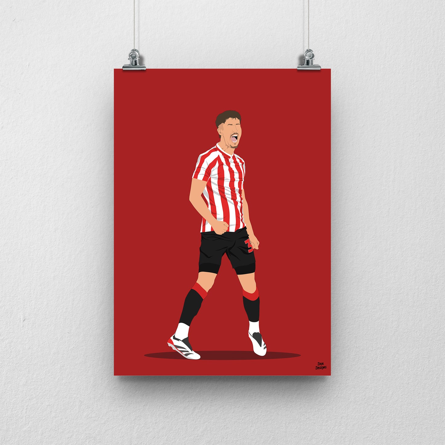 Trai Hume Sunderland Print – Football Artwork
