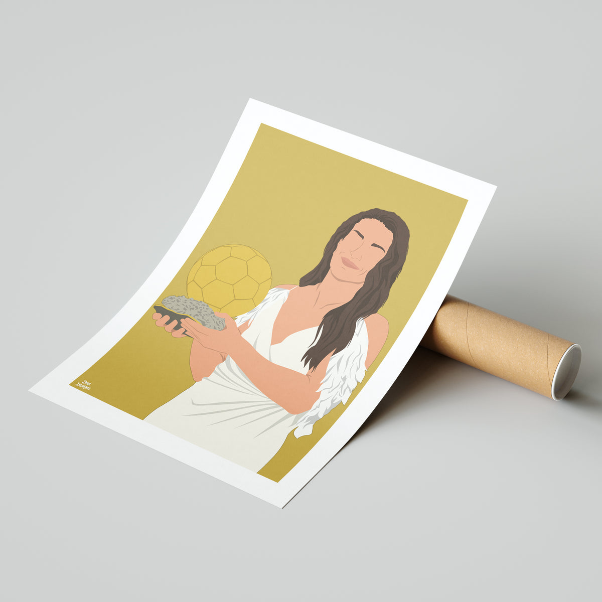 Alexia Putellas Ballon d’Or Print – Football Art