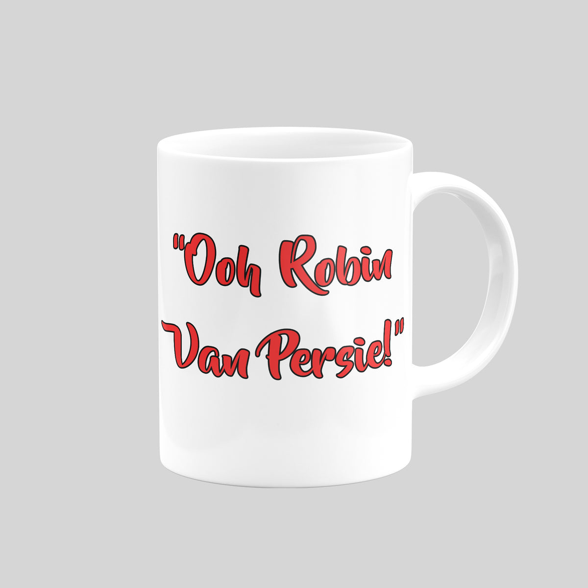 Robin van Persie Manchester United mug – reverse design