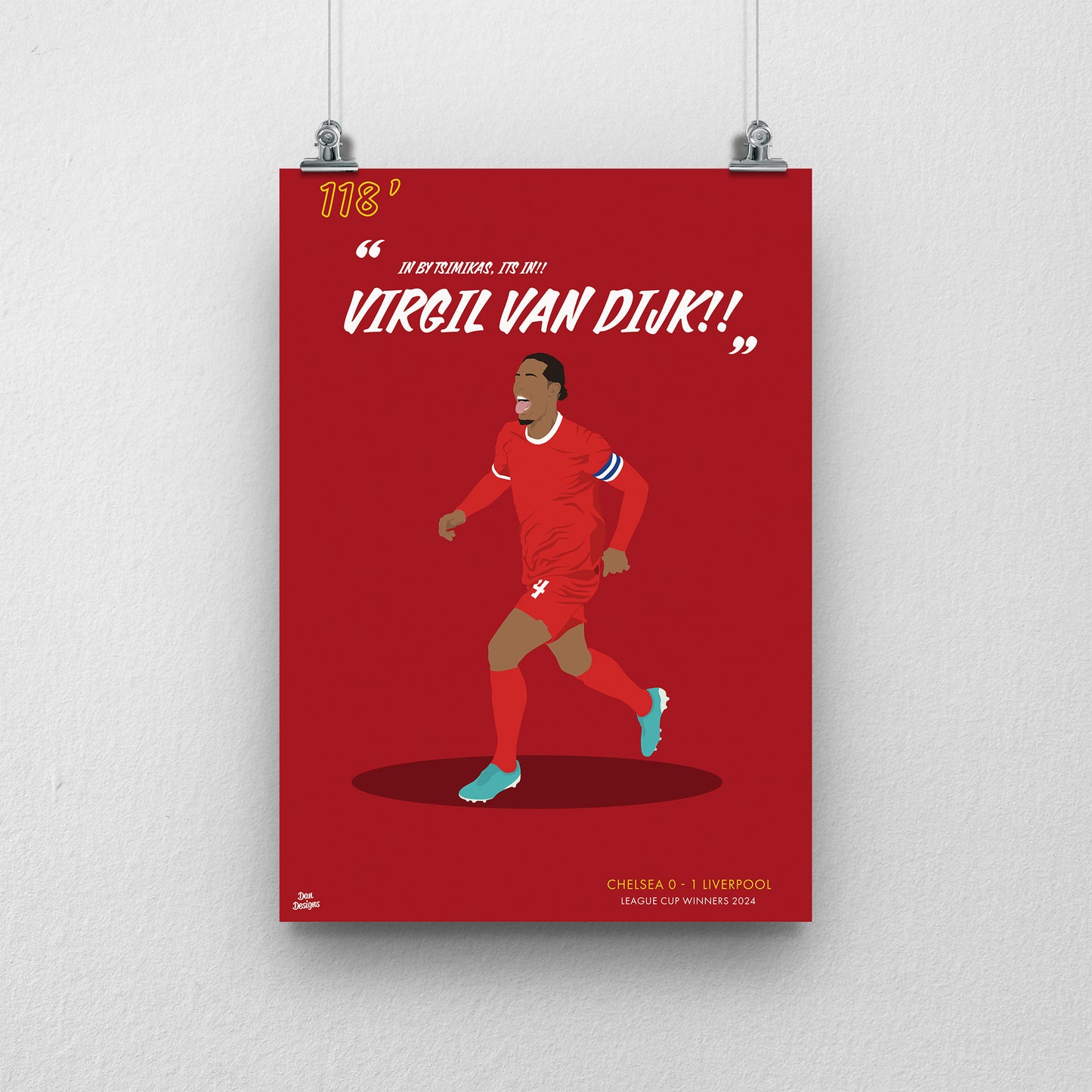 Virgil Van Dijk Print