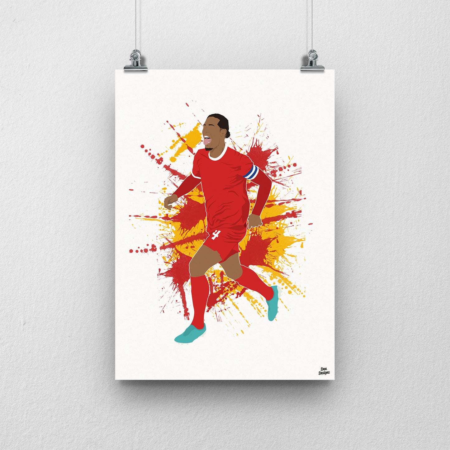 Virgil Van Dijk Print