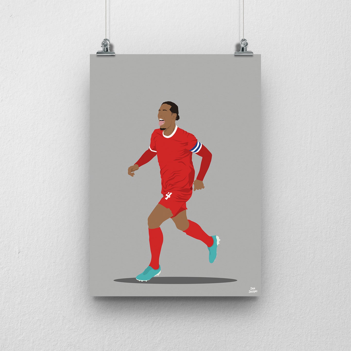 Virgil Van Dijk Print