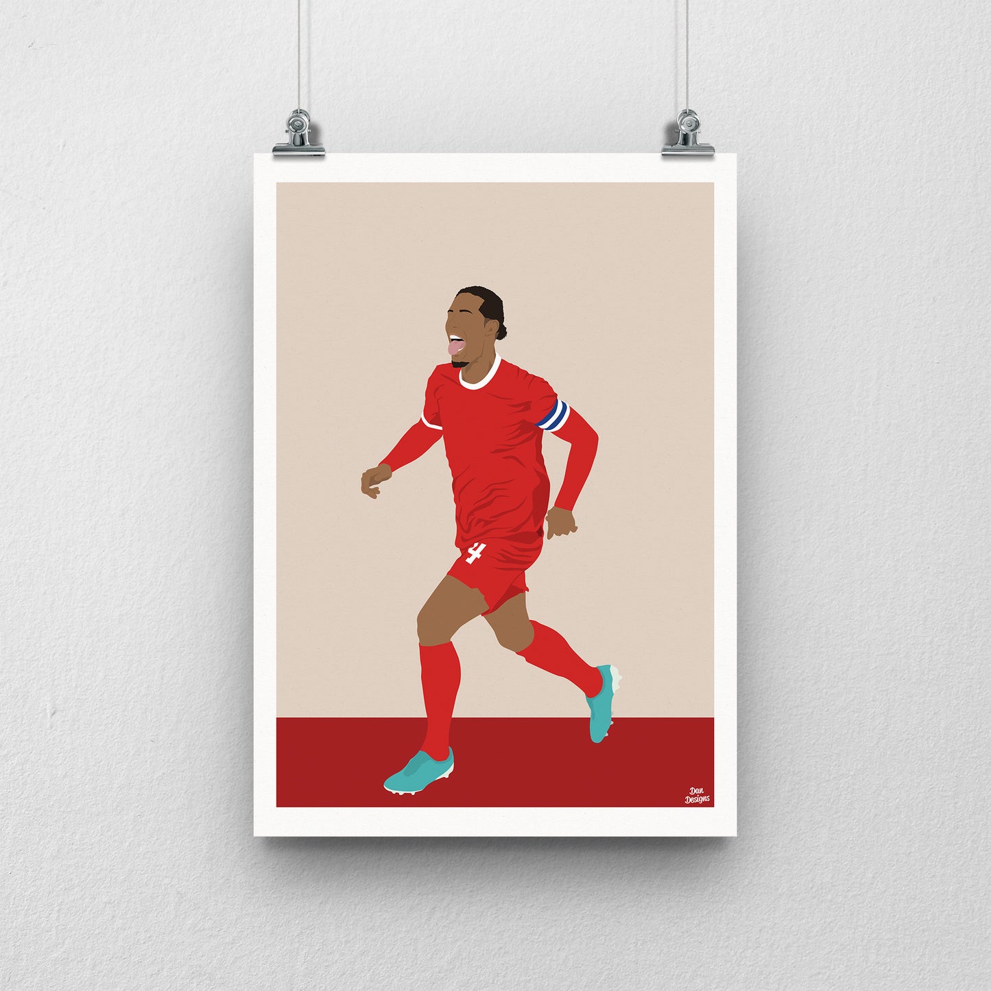 Virgil Van Dijk Print